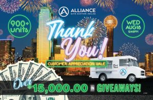 Dallas Customer Appreciation Sale