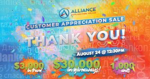 Dallas Customer Appreciation Sale