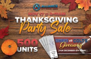 Austin Thanksgiving Party Sale