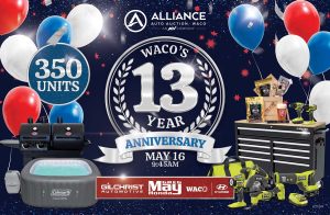 Waco 13th Anniversary Sale