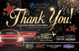 Dallas Customer Appreciation Sale 2025