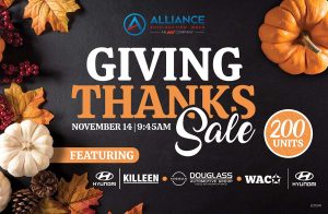Waco Giving Thanks Sale
