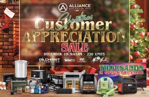 Waco Christmas Customer Appreciation Sale